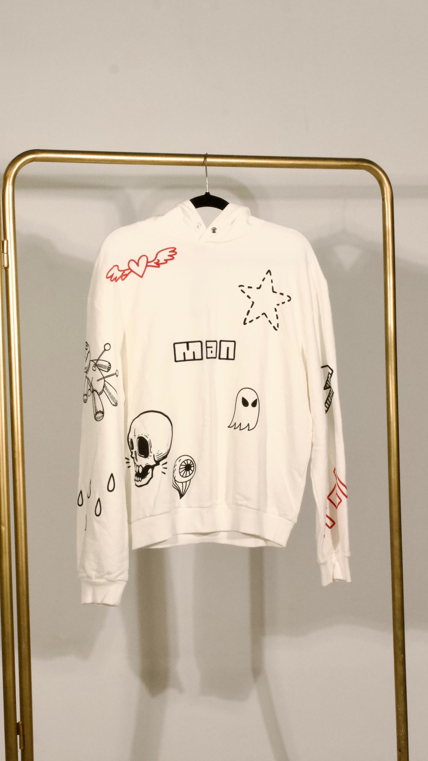 Multi Print Hoodie