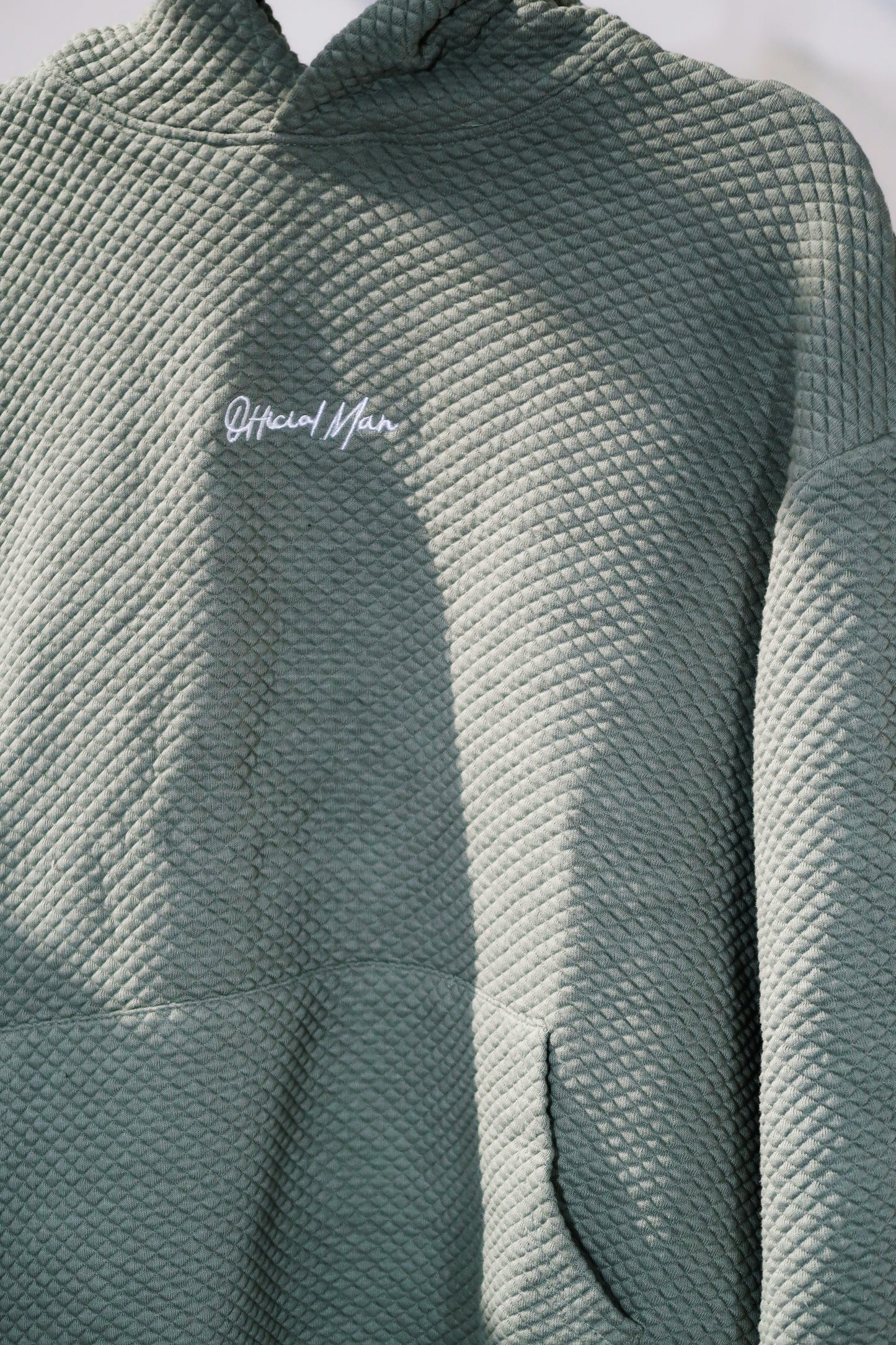 Quilted Embroidered Hoodie