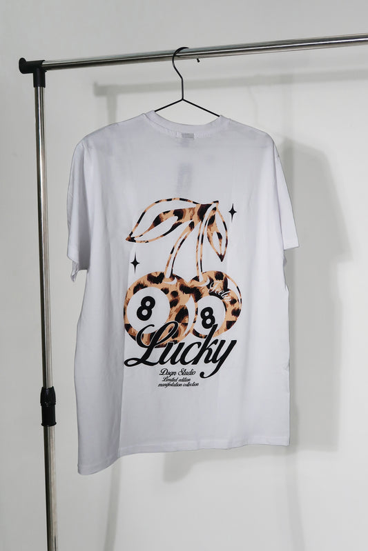 Lucky Animal Print Graphic tee