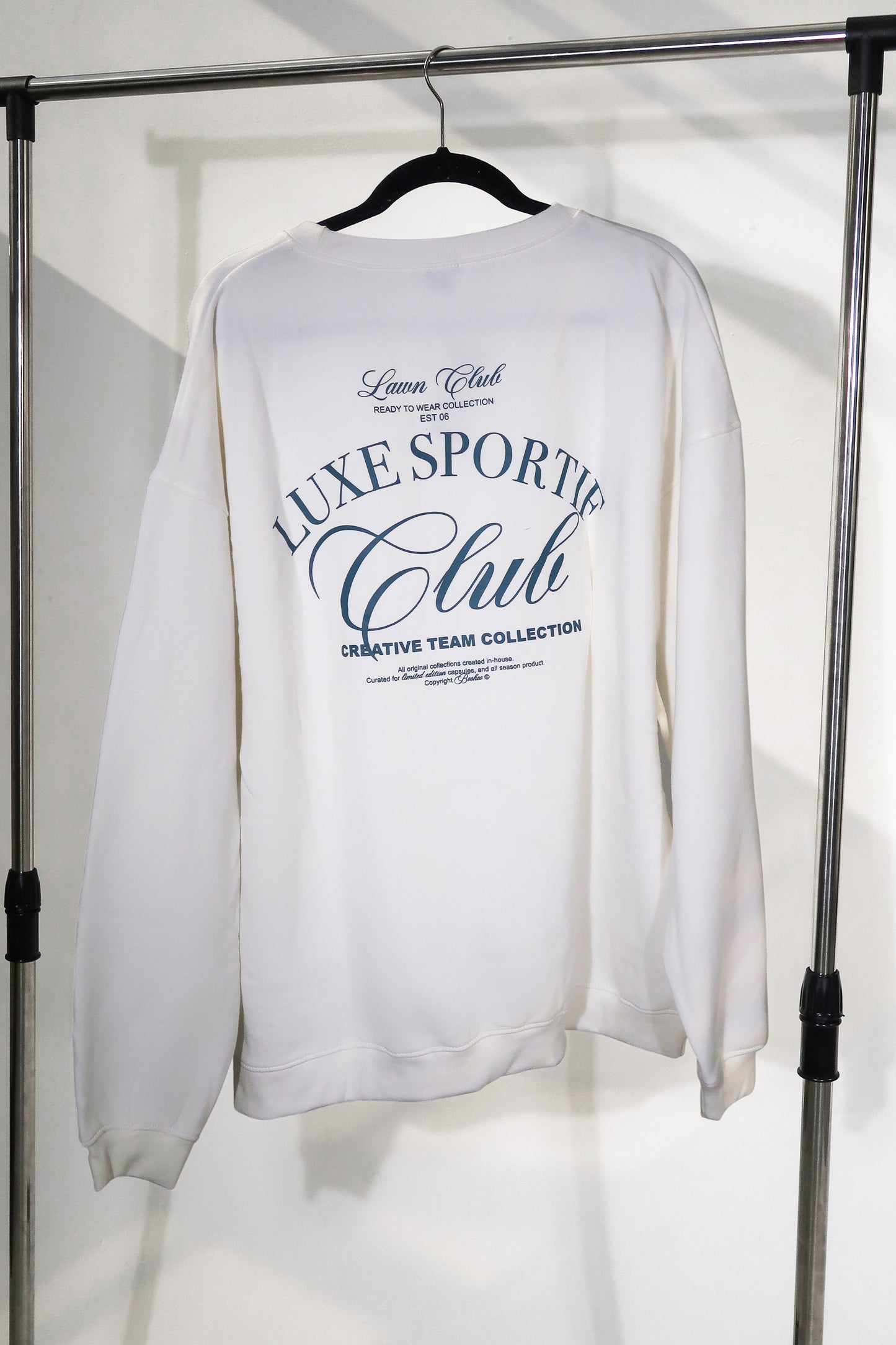 Sports Club Sweatshirt Oversized