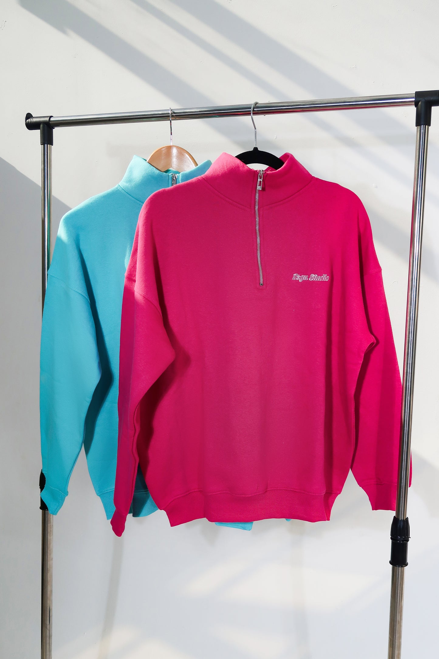 Half Zip Sporty Sweatshirt