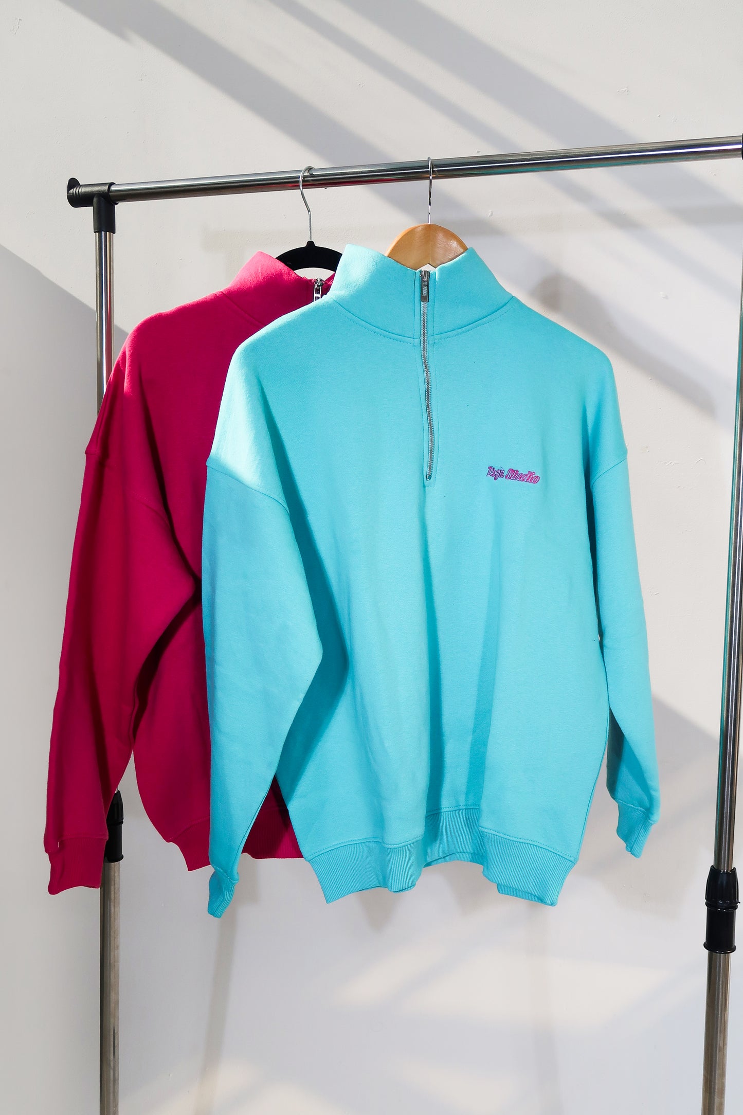 Half Zip Sporty Sweatshirt