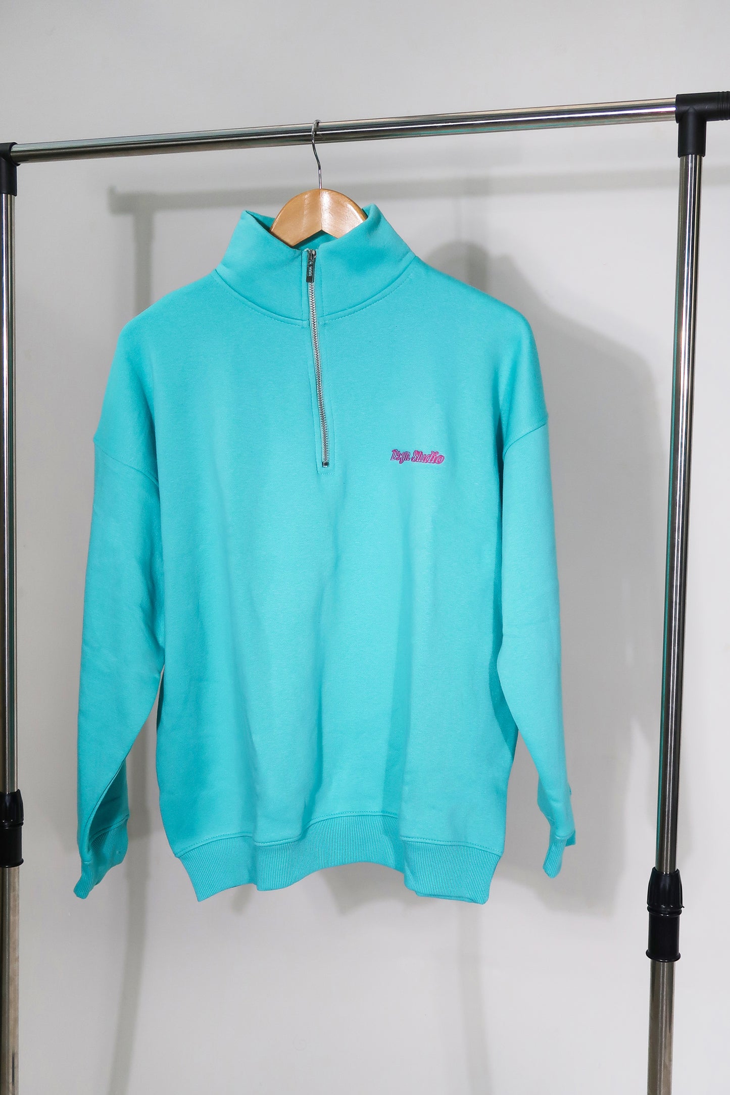 Half Zip Sporty Sweatshirt